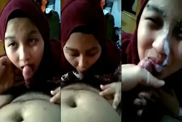 Sepong Batang Sampai Crot Di Muka Cewek Jilbab Kost